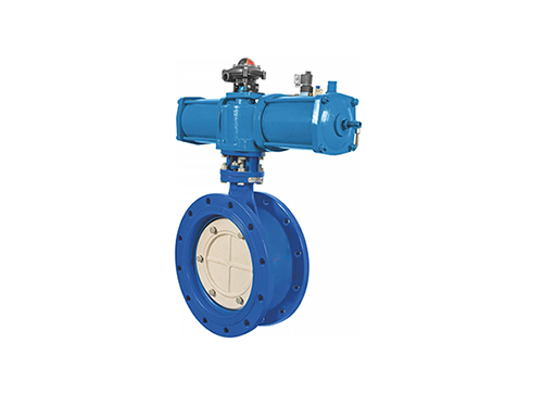 气动法兰偏心蝶阀